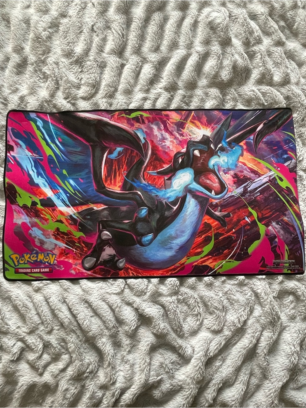 Pokemon Phantasmal Flames Charizard Mega X UPC Play Mat